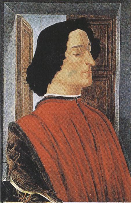Portrait of Giuliano de'Medici (mk36), Sandro Botticelli
